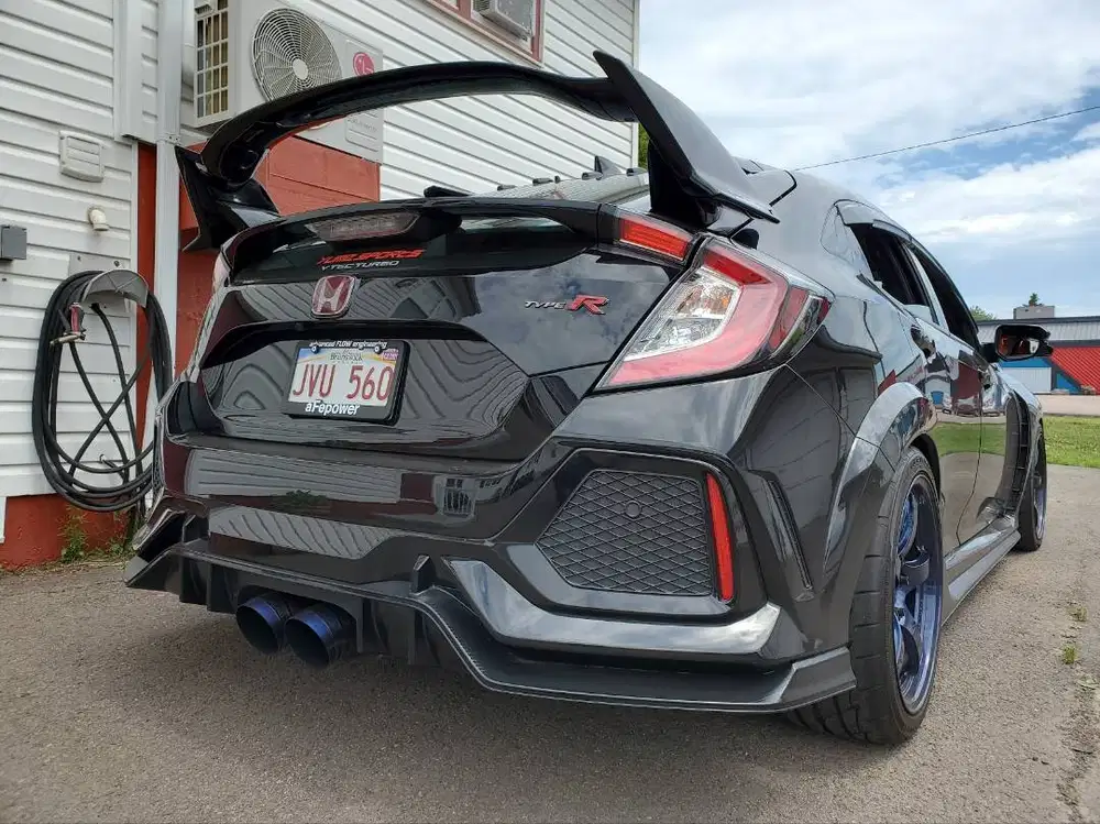 J'SRacing FX-PRO Full Titanium 70RS Exhaust Honda Civic Hatchback