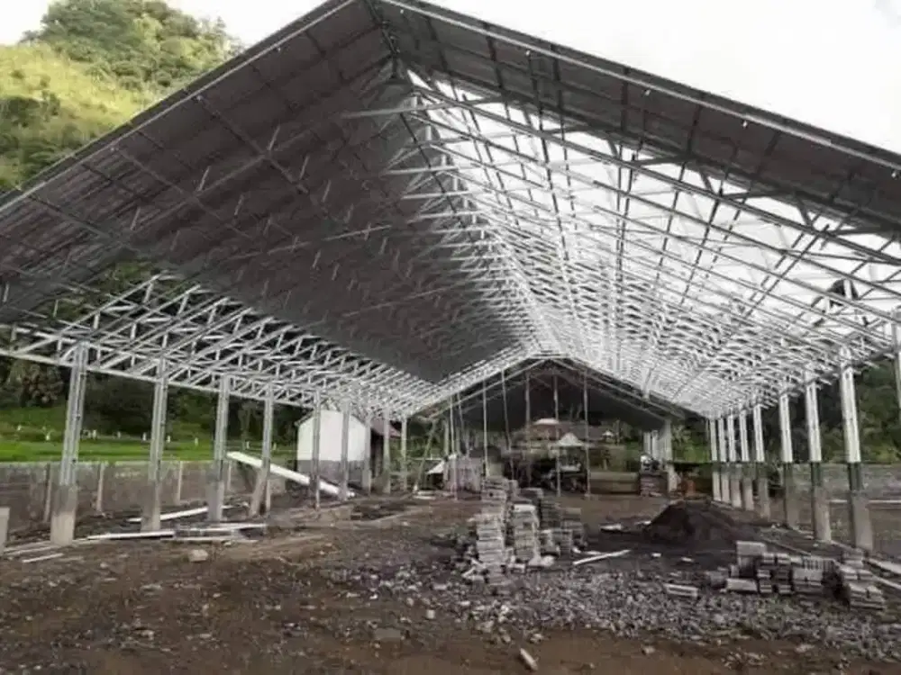 Bajaringan dan atap genteng metal pasir,galvalum, alderon, upvc dll