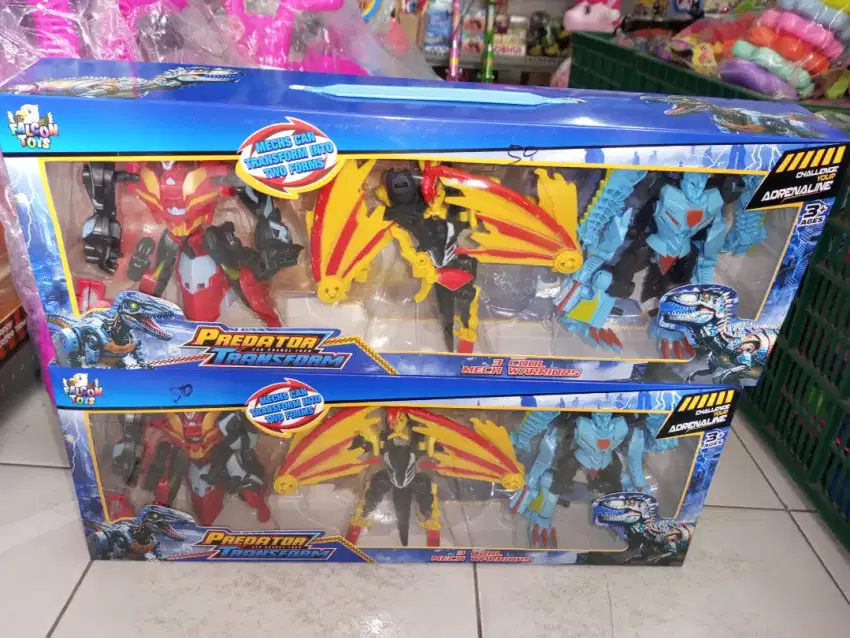 Mainan Anak Robot Transformer isi 3