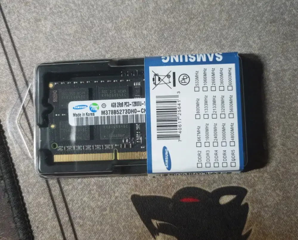 RAM Laptop DDR3 4GB rank 2