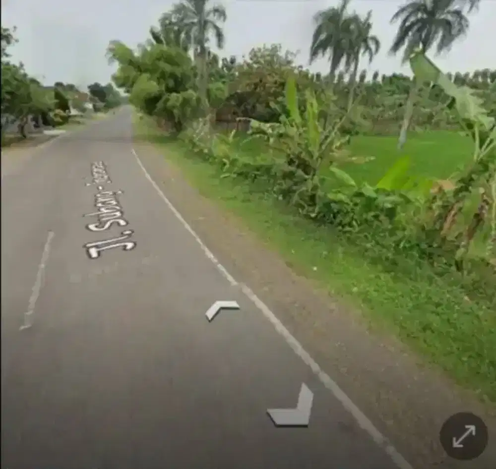 Dijual Tanah murah 10.000 m2 Pinggir Jl. Raya Subang - Indramayu