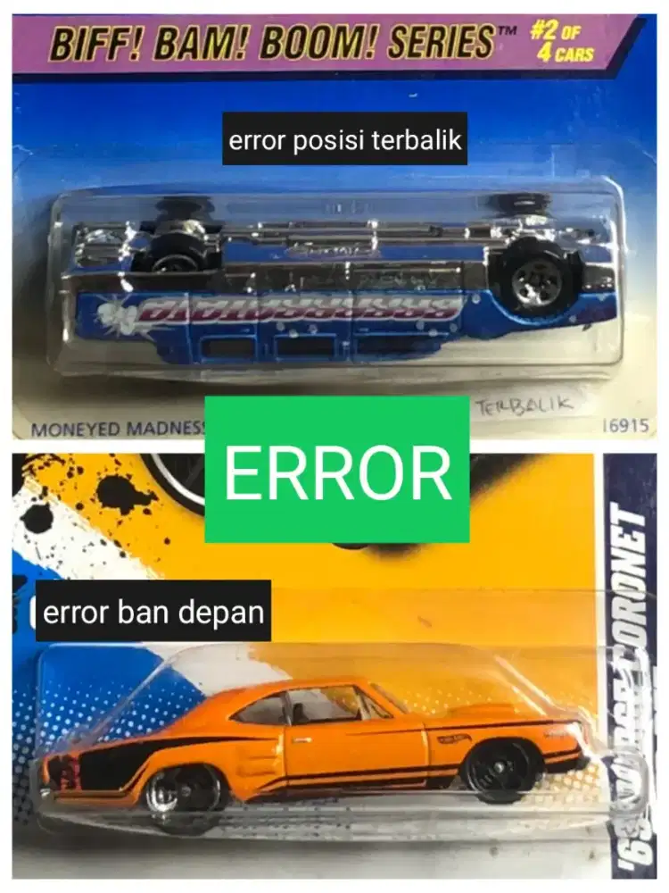 Hot Wheels ERROR Limousin Diecast Mainan Mobilan Segel Paket Langka