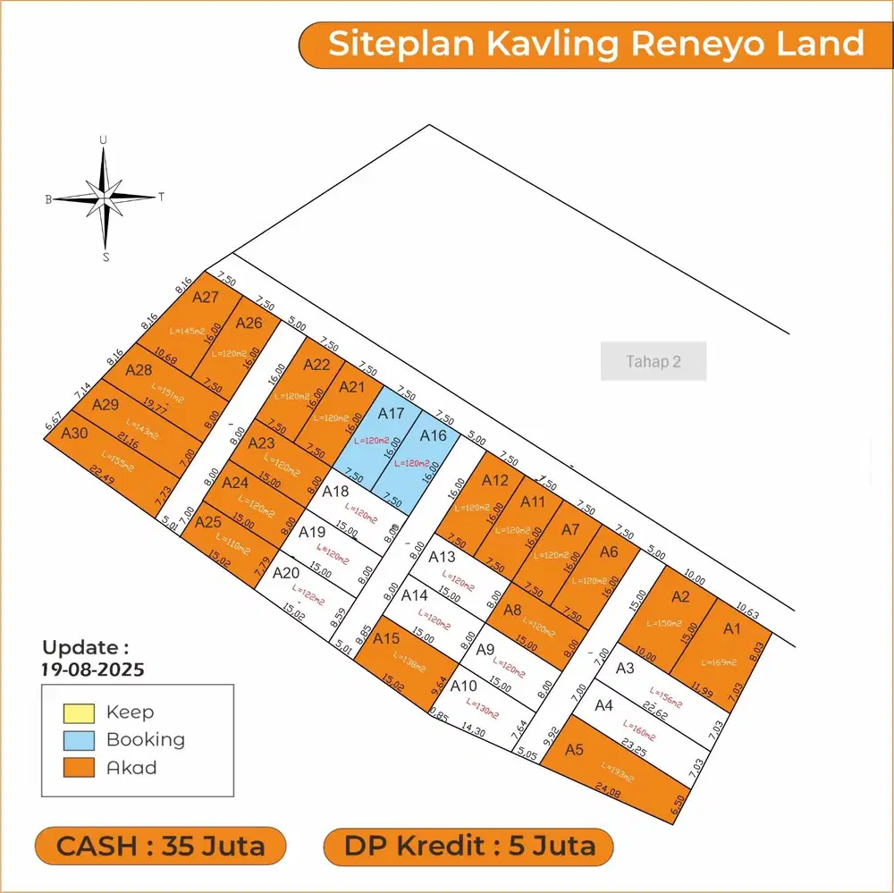Tanah Kavling Cash 35jt Free BBN
