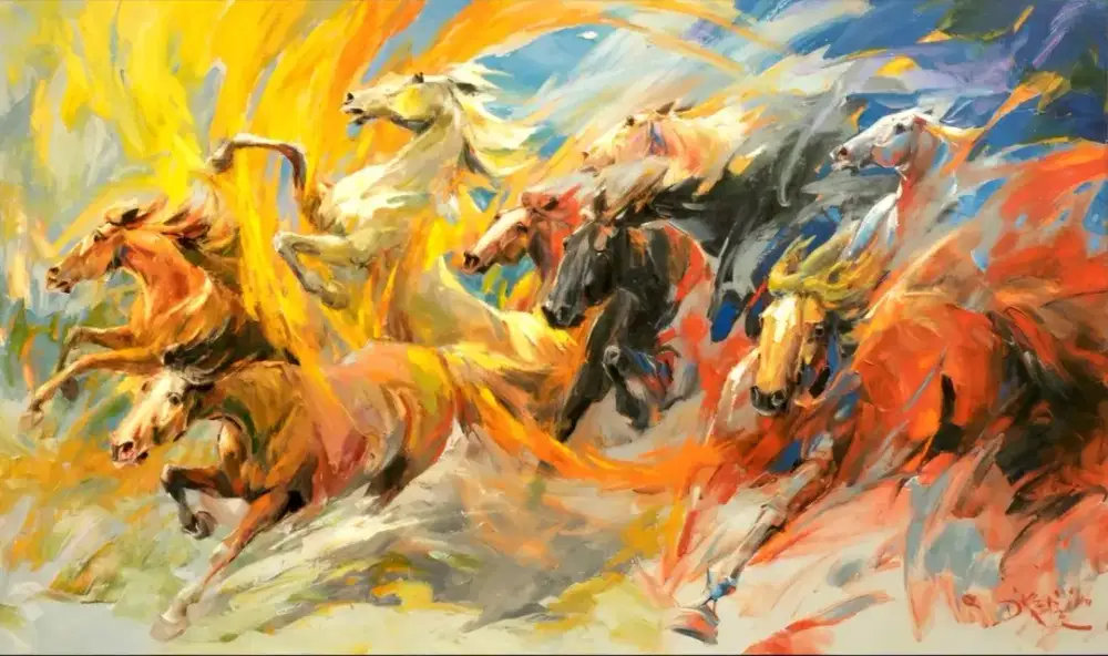 Lukisan Kuda Karya D. Kustin