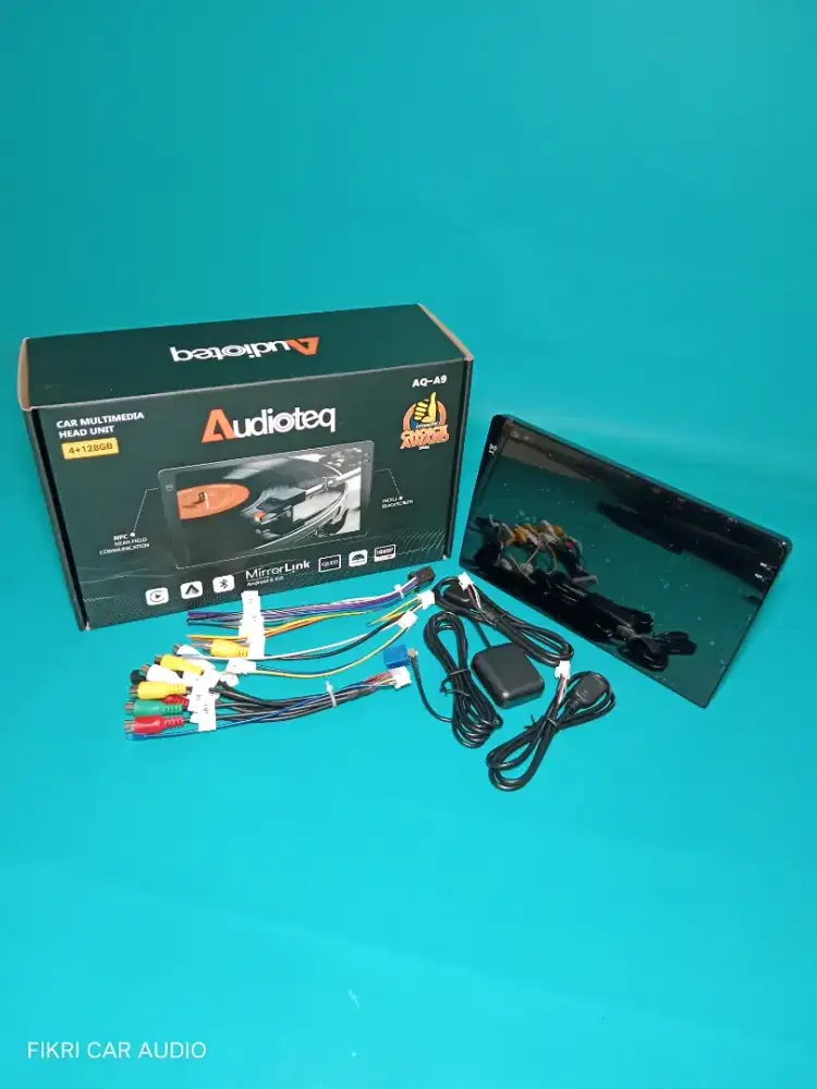 Head Unit Android Audioteq AQ-A9 9 Carplay 4GB + 128GB NFC Suport 360