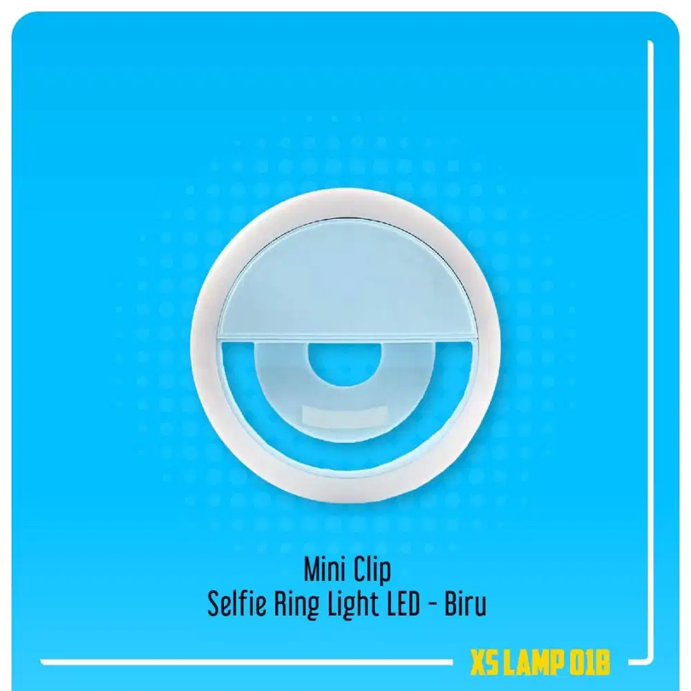 Mini Clip Selfie Ring Light LED Lamp Lampu Jepit