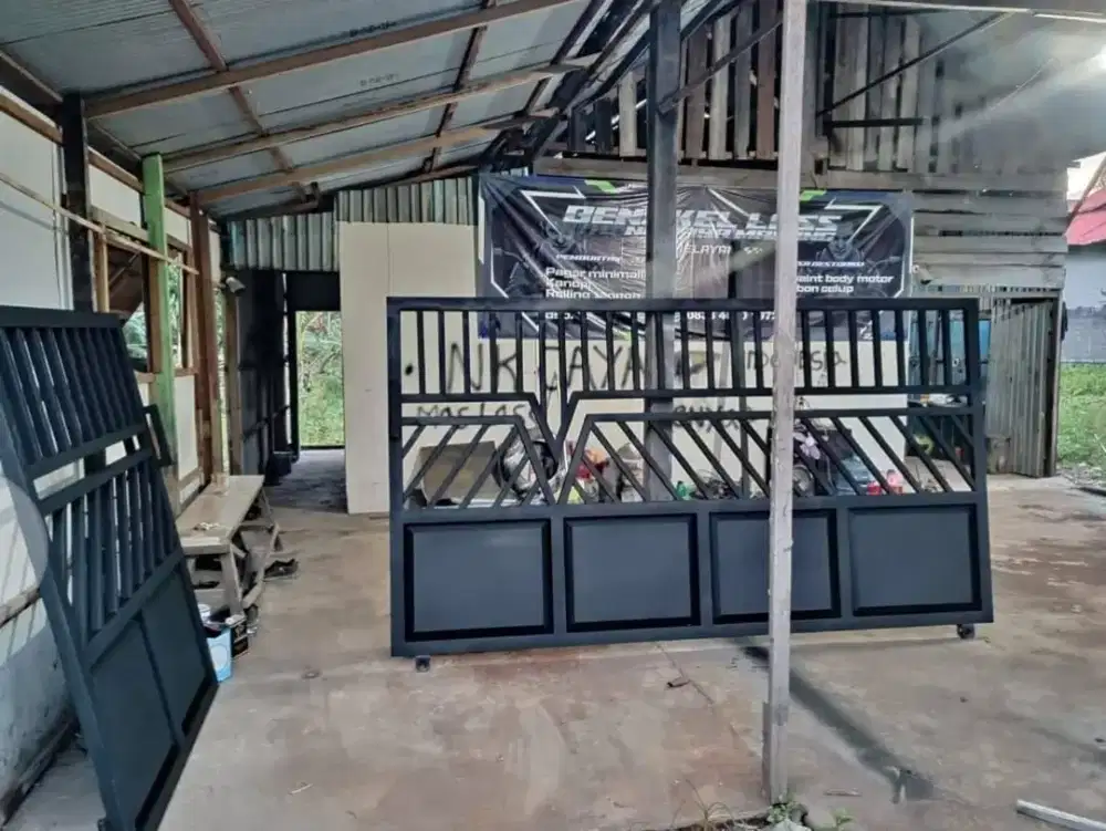 Tukang las pembuatan pagar kanopi tralis pintu