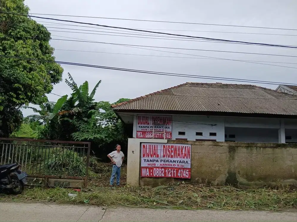 Jual tanah 400 m2 di Rangkasbitung, pinggir jalan & pinggir jalan tol