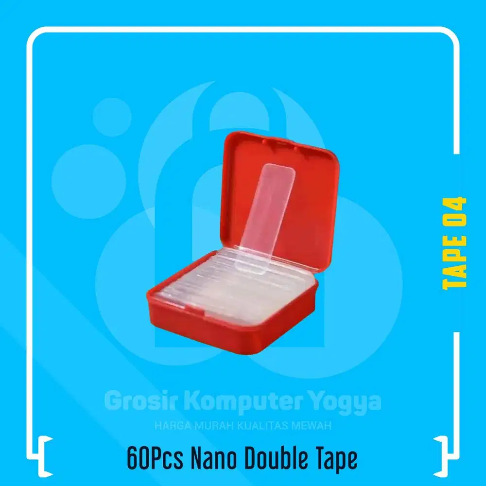 60Pcs Nano Double Sided Advesive Tape Perekat Mini Box