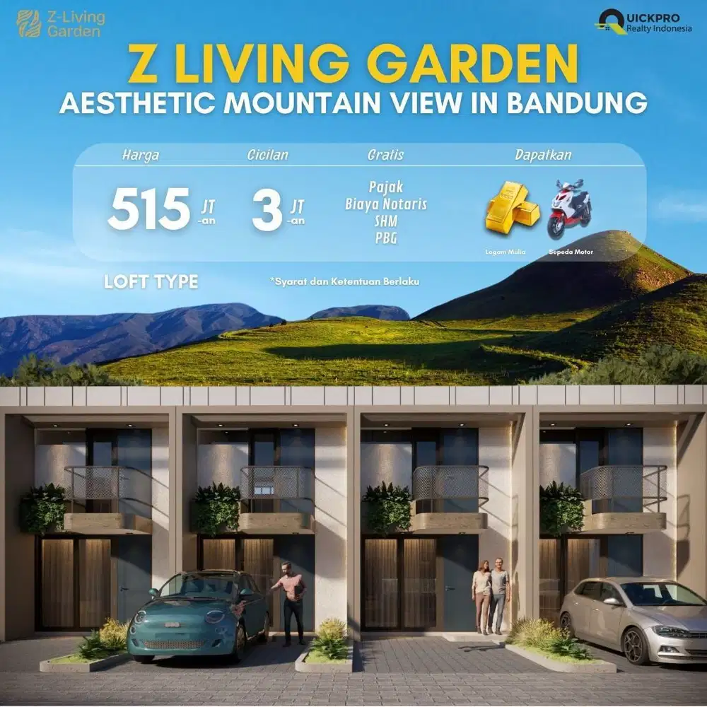 Rumah Strategis 500 Jutaan, Dekat Wisata & Pusat Perbelanjaan!