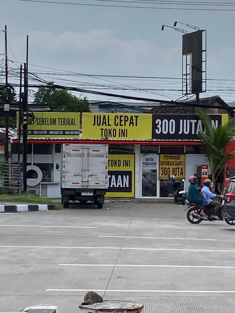 TANAH TOKO MURAH DIJUAL 0 JALAN RAYA SIDOARJO