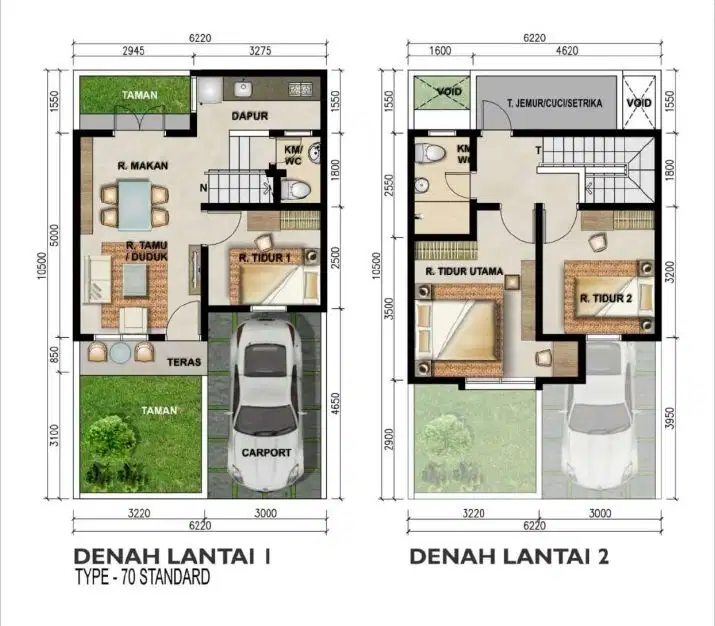 Rumah 2 Lantai Siap Huni Dekat Stasiun Mrt Lebak Bulus