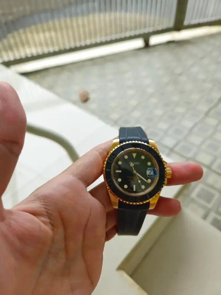 Seiko MOD Marinemaster Rose Gold