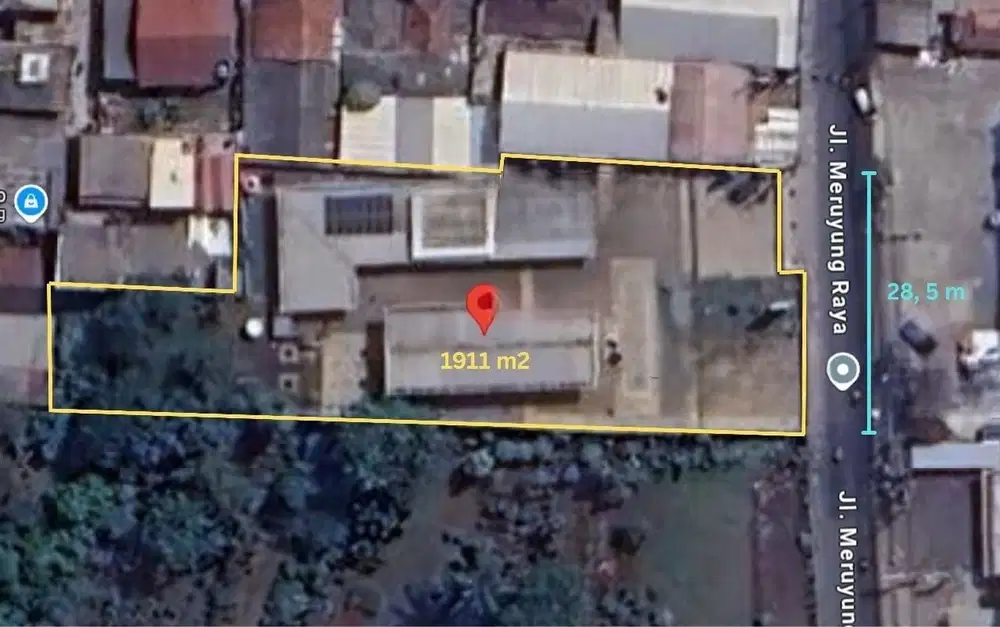 DISEWAKAN TANAH STRATEGIS SIAP BANGUN 1911 M² DI DEPOK