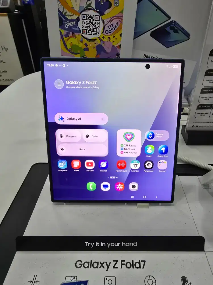 TERMURAH!! SAMSUNG Z FOLD 7 12/256GB GARANSI RESMI 1 TAHUN!!