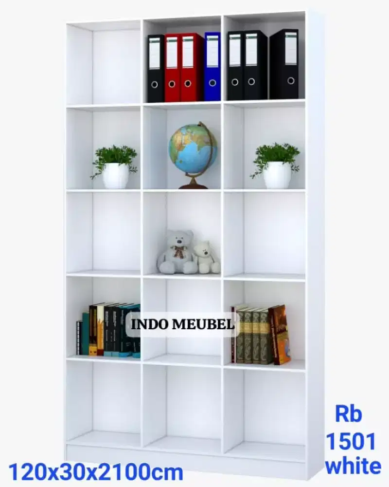 LEMARI RAK SERBAGUNA, LEMARI BUKU, LEMARI HIAS DLL MODERN