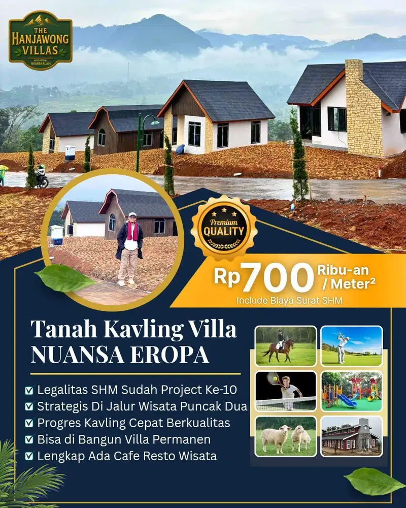 Investasi Aman Tanah Kavling The Hanjawong Villas Bogor
