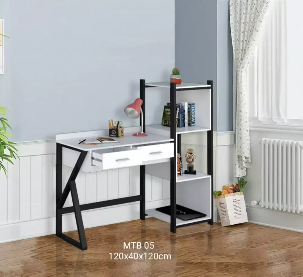 MEJA BELAJAR, MEJA KASIR, MEJA KERJA DLL NEW MODERN