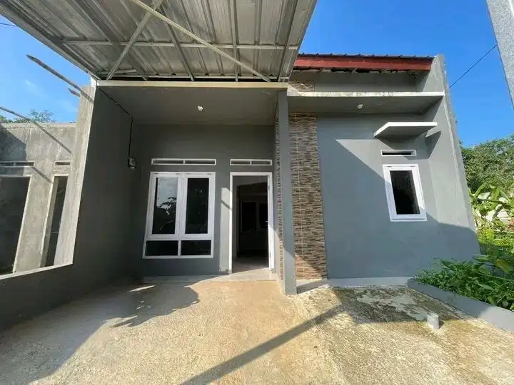 Rumah 100 jutaan dekat stasiun KRL Daru double dinding hebel