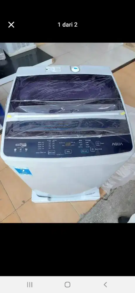 AQUA AQW - 77DH MESIN CUCI TOP LOADING 1 TABUNG