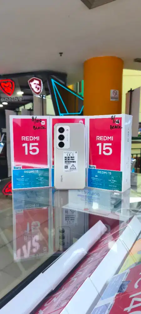 NEW REDMI 15 8/128GB GARANSI RESMI