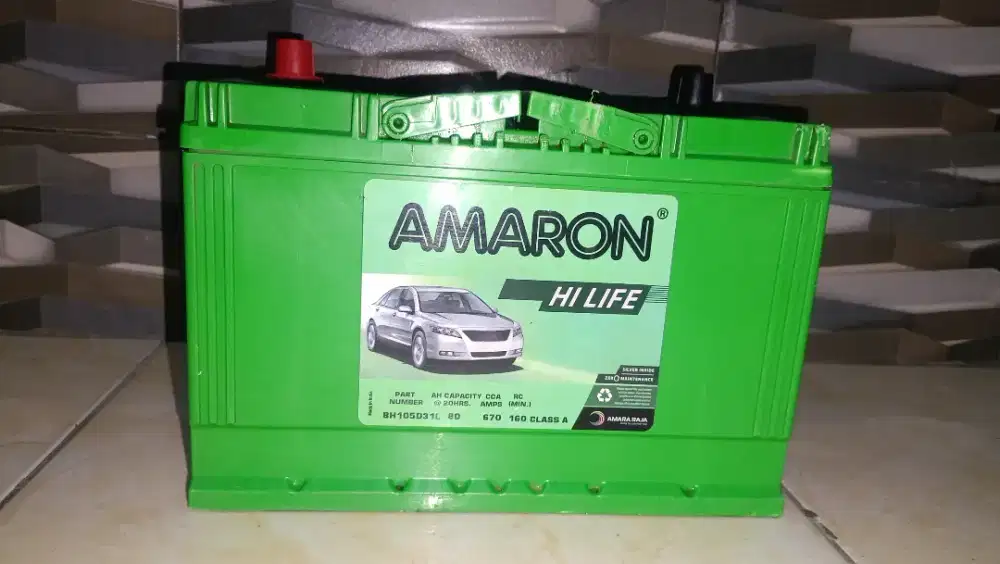 Aki accu copotan 105D31L 80 ah pajero fortuner