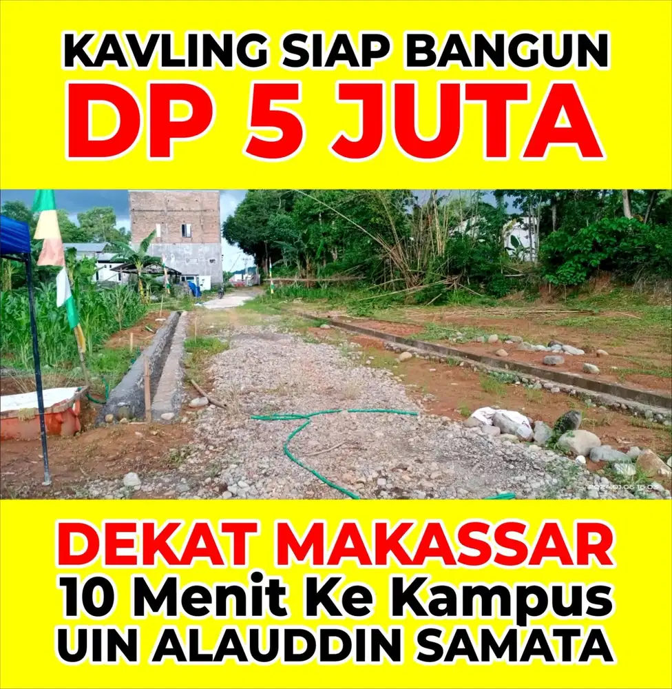 kavling strategis hanya 10 MENIT dari kampus UIN