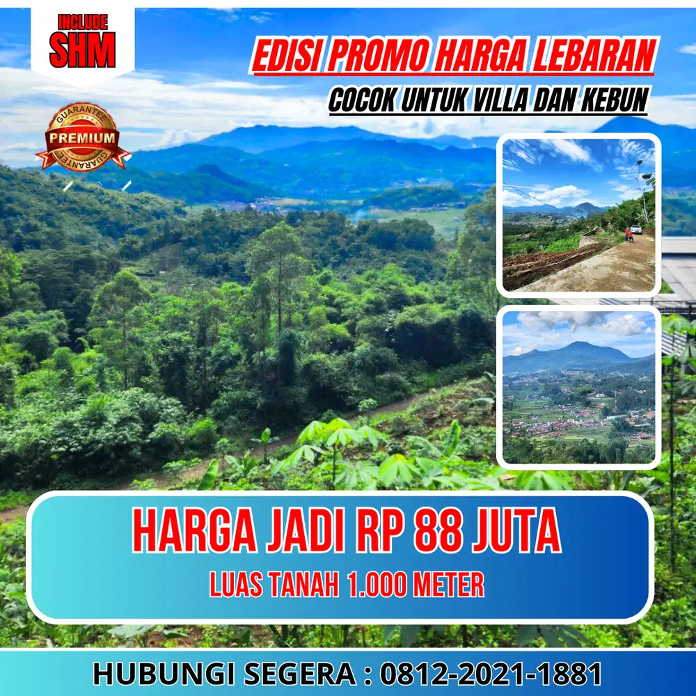 Jual Tanah murah di Bandung
