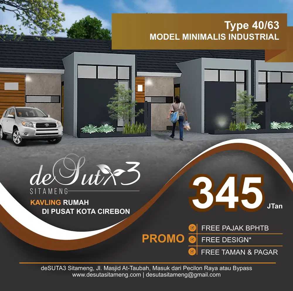 RUMAH MURAH MINIMALIS PUSAT KOTA CIREBON DEKAT JL CIPTO