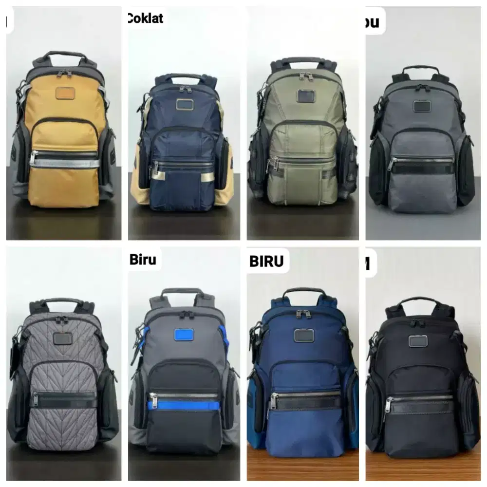 Tas Tumi Ransel Navigation Backpack Ready 8warna