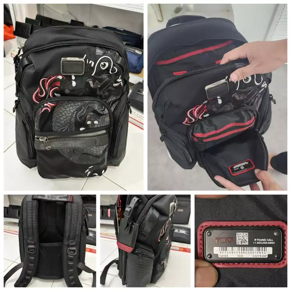 Tas Tumi Ransel Navigation Naga Dragon Backpack Limited Edition