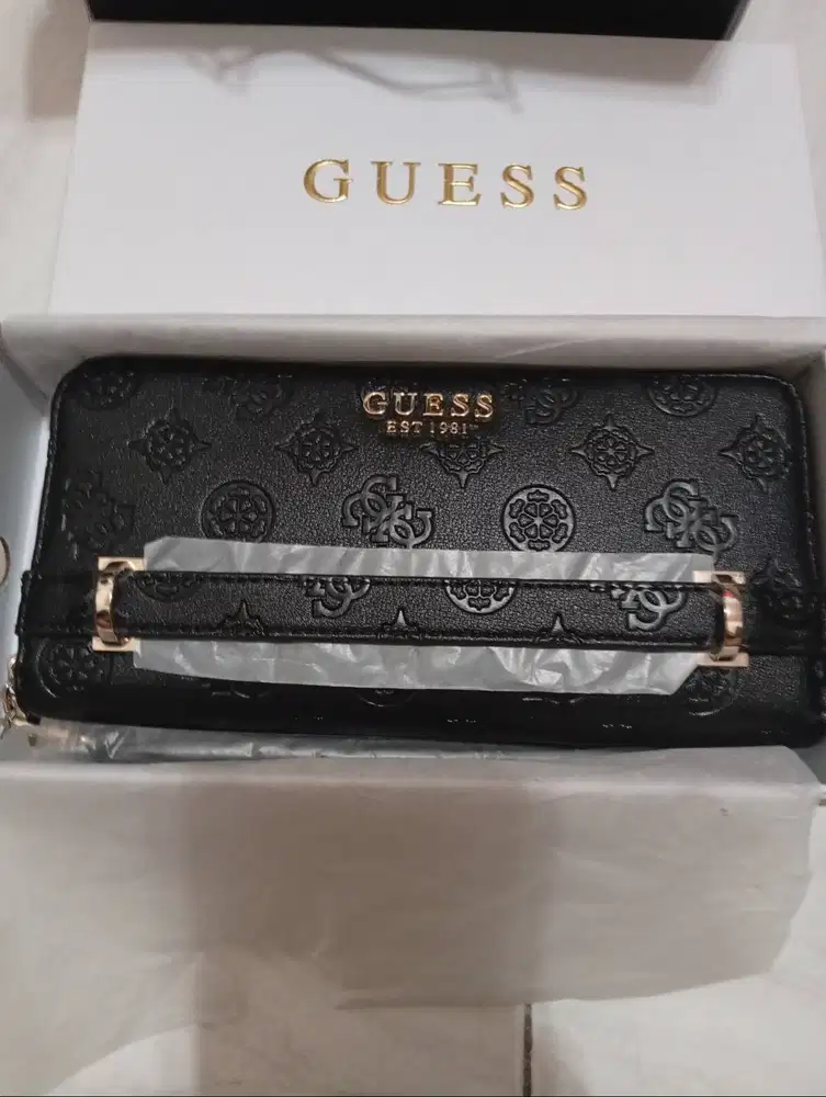 Dompet Guess wanita cewek hitam