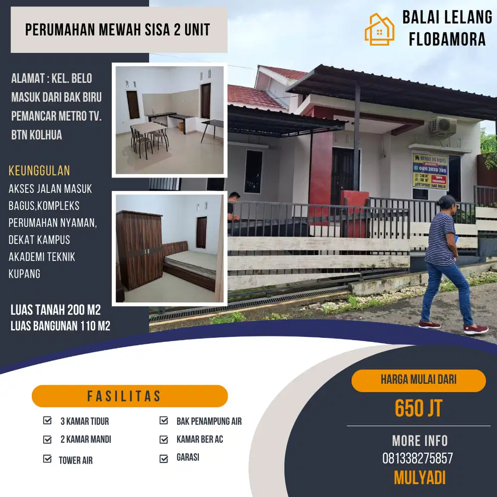 Dijual Perumahan 2 Unit