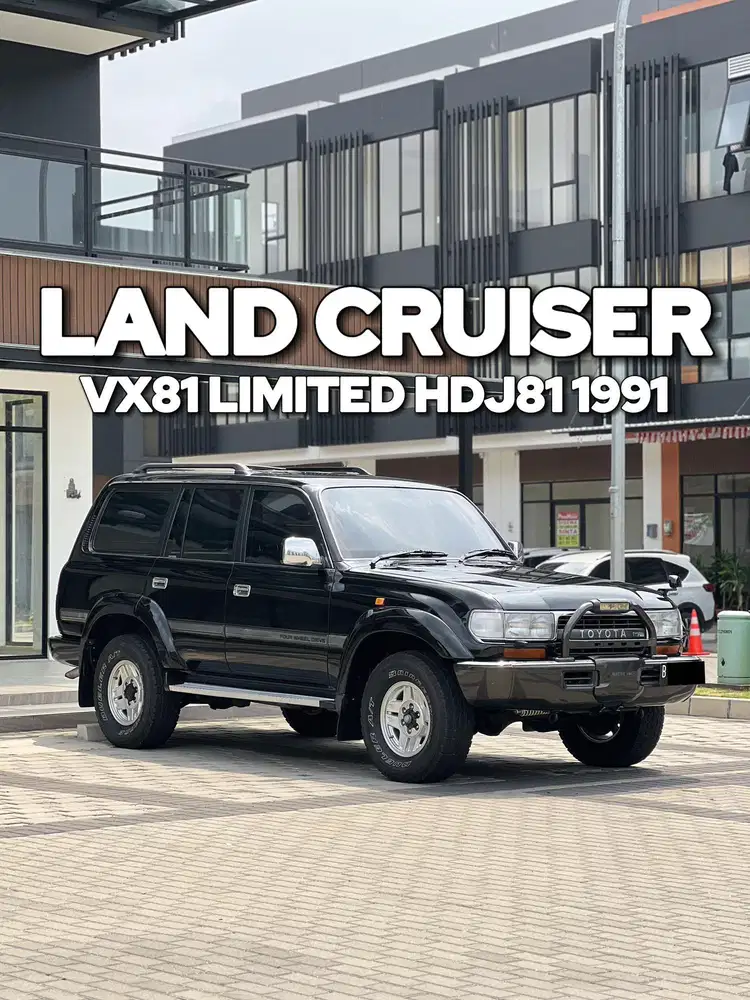 TERMURAH TOYOTA LAND CRUISER VX81 LIMITED HDJ81 1991 ( RARE ITEM )