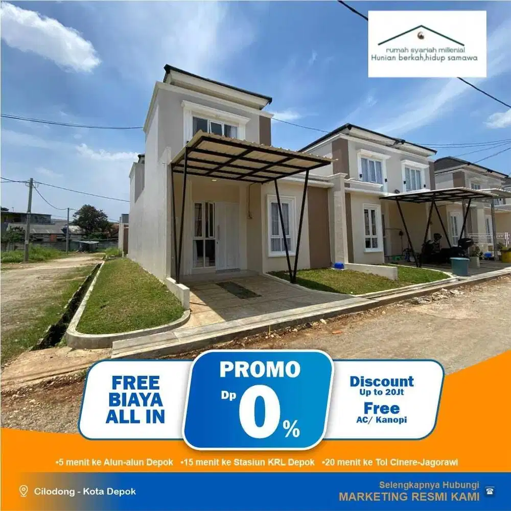 Rumah 2 Lantai Siap Huni Dekat Stasiun Desain Mezzanine