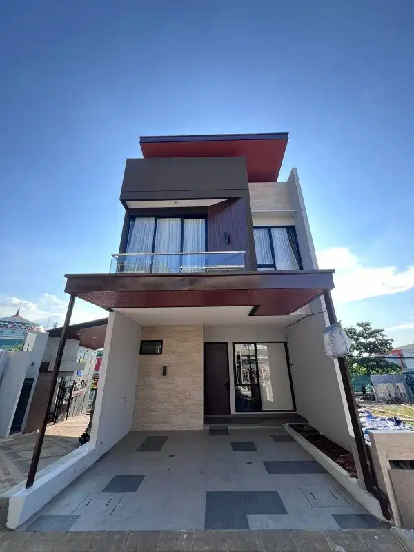 dijual rumah 2l mewah lokasi Nempel MRT