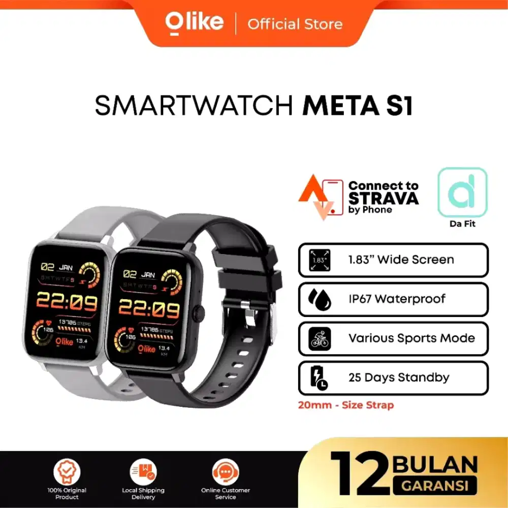 Olike Smartwatch META S1 Watch SE Upgrade Series 30 Days Battery