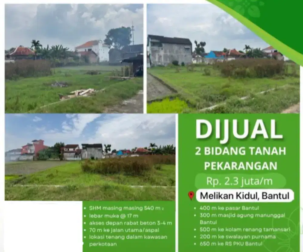 Tanah Strategis Wilayah Bantul Kota