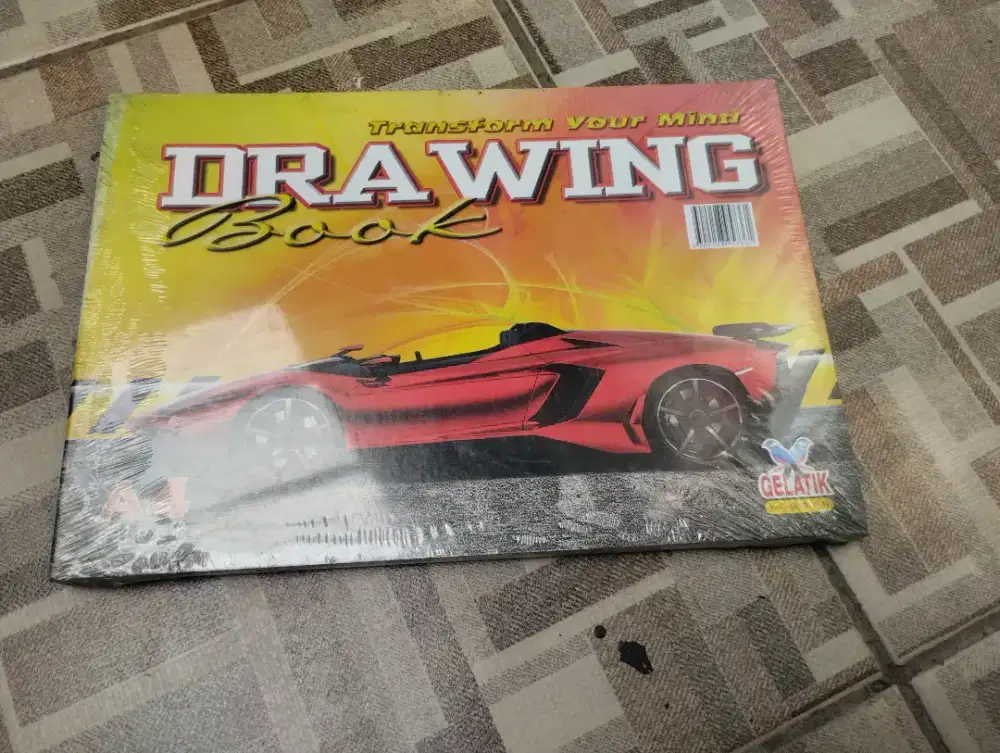 1 PAK BUKU GAMBAR A4 MERK GELATIK ISI 10 BUKU