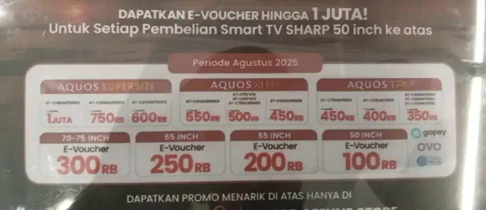 Sharp QLED TV Google 4K 98 inch 4T-C98HN7000X