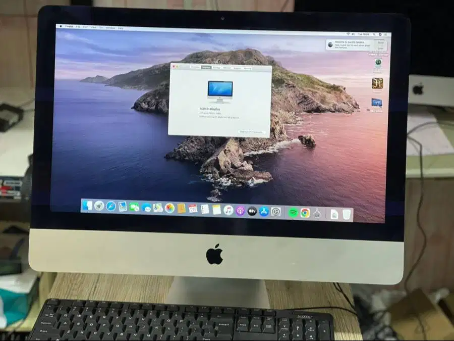 Apple IMAC 4K SLIM 21in thn 2015 Core i7 16gb 1TB sekolah kuliah kerja