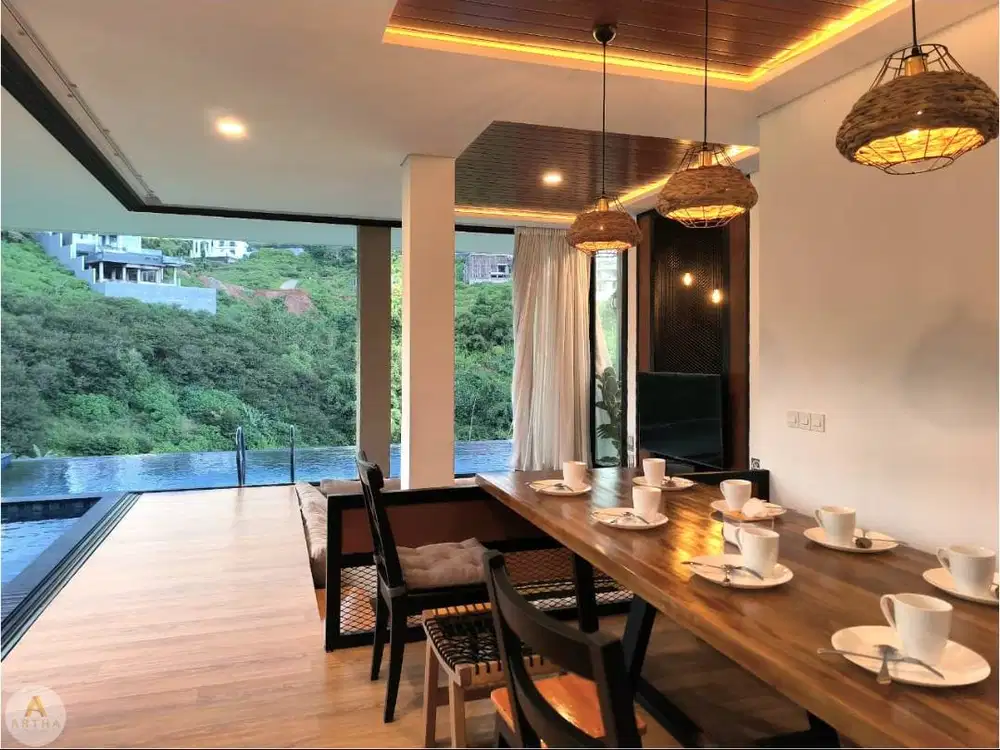 Jual Villa Dago Village Bandung Kolam Renang Panoramic View