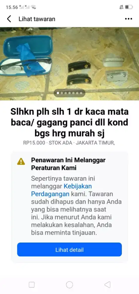 Slhkn plh slh 1 dr kaca mata baca atau sblh2 nya hrg murah sj