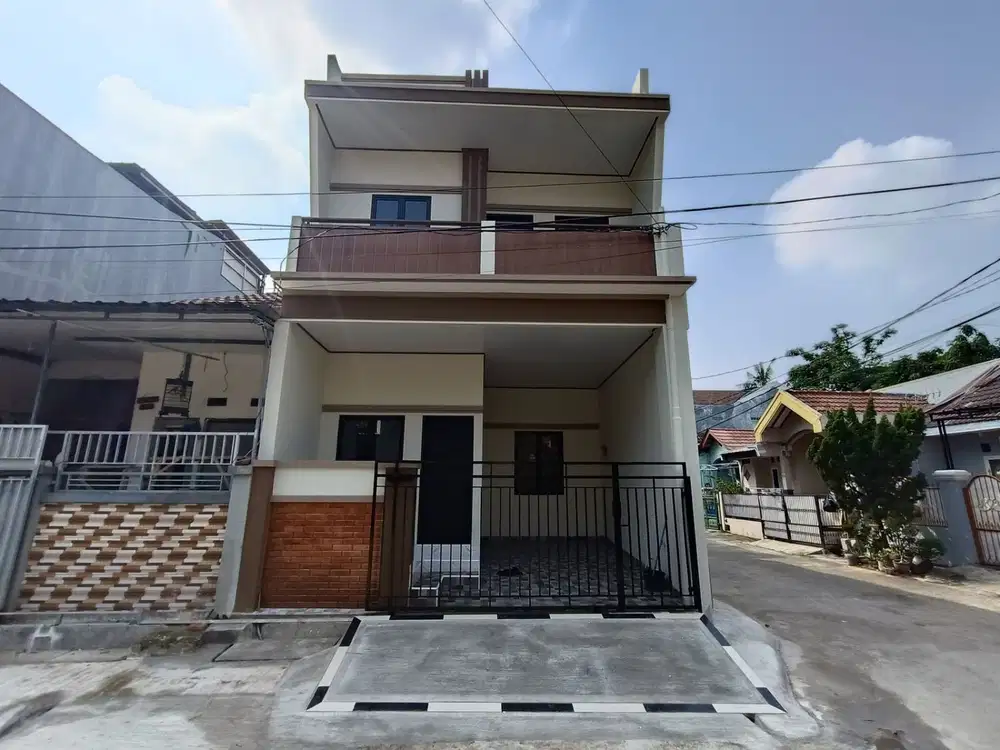 Rumah 3 Lt SHM 3 Menit ke RS. Taman Harapan Baru Dibantu KPR J-34263