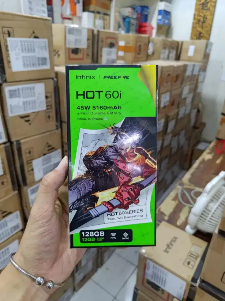 Infinix hot 60i NFC ram 6/128gb garansi resmi bisa di anter