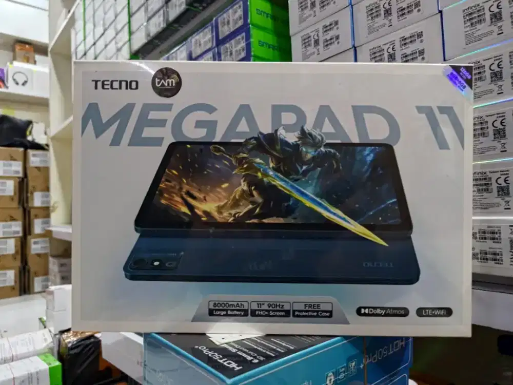 Tecno megapad 11 ram 8/128gb garansi resmi bisa cod