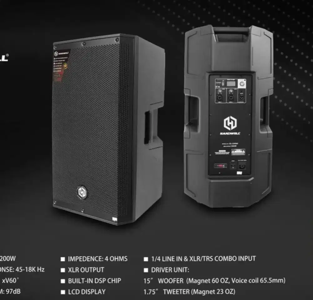 Speaker aktif hardwell cx15pro 15 inch original garansi resmi