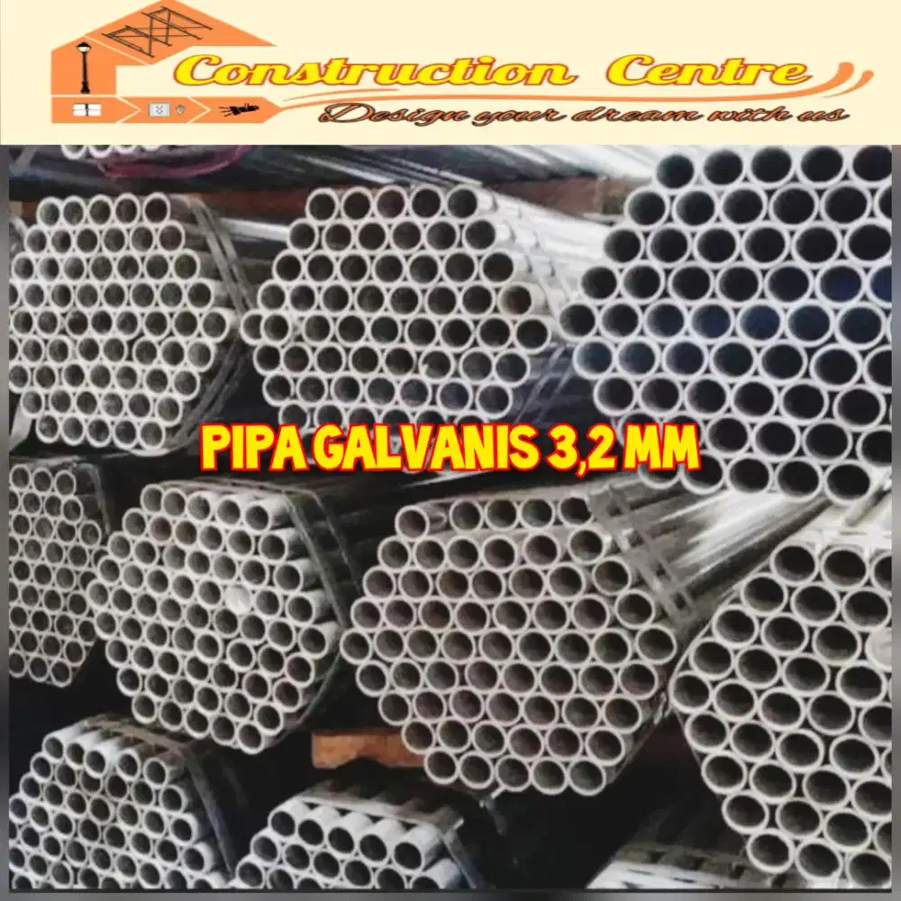 pipa galvanis 2,4 mm