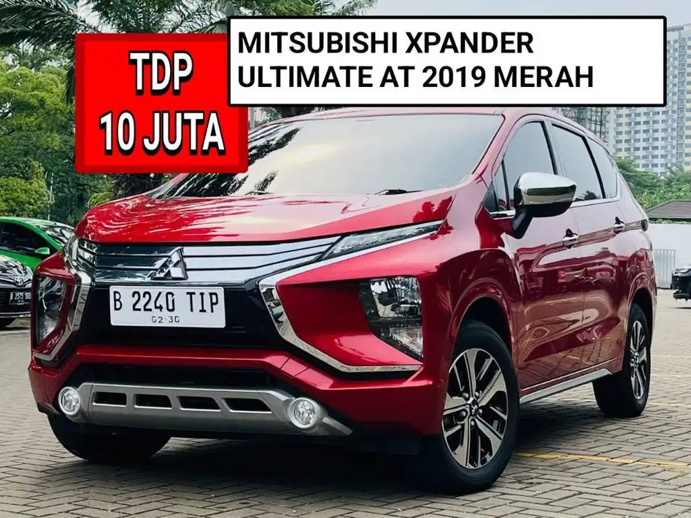 MITSUBISHI XPANDER ULTIMATE AT 2019 MERAH PRO.O MURAH DP MINIM 10 JUTA