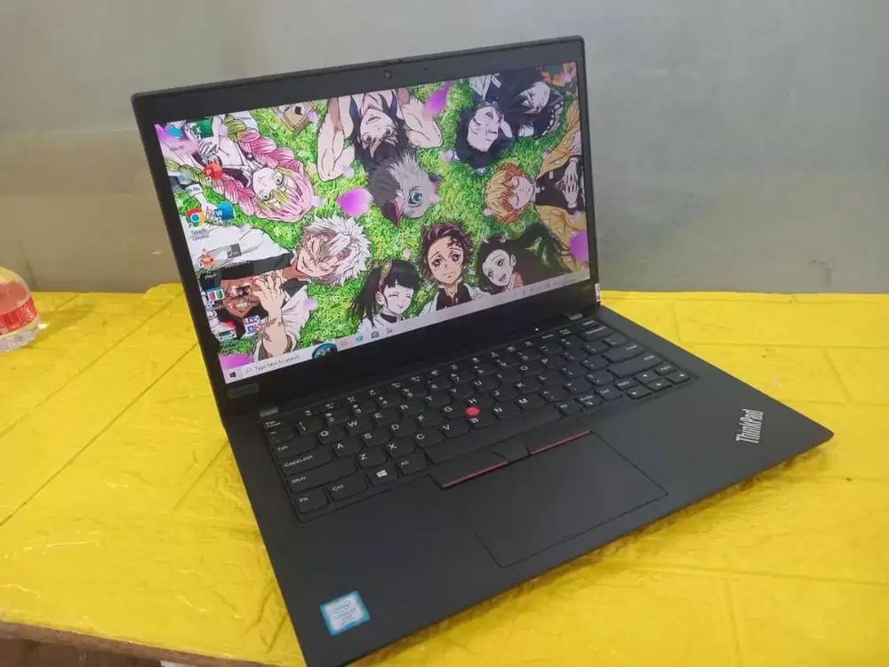 Laptop sekolah kuliah kerja slim Lenovo X390 Core i7 Gen8 Ram16/256Gb